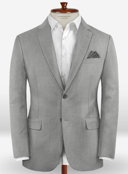 Lanificio Zegna Traveller Light Gray Wool Suit - StudioSuits