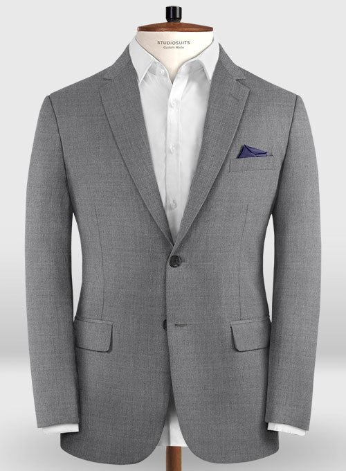 Lanificio Zegna Trofeo Gray Wool Jacket - StudioSuits