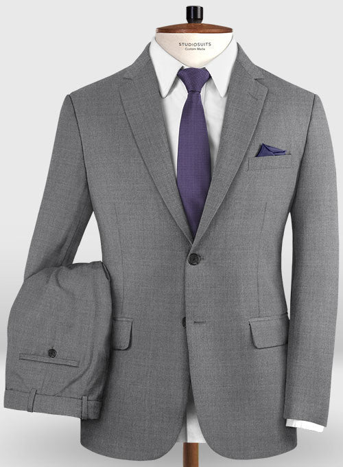 Lanificio Zegna Trofeo Gray Wool Suit - StudioSuits