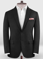 Lanificio Zegna Trofeo Black Wool Jacket - StudioSuits
