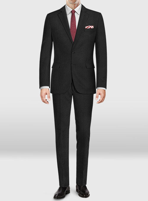 Lanificio Zegna Trofeo Black Wool Suit – StudioSuits