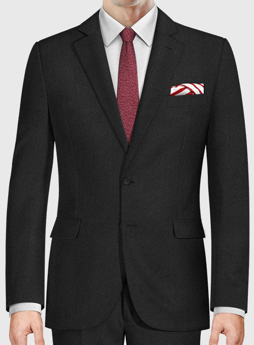 Lanificio Zegna Trofeo Black Wool Suit – StudioSuits
