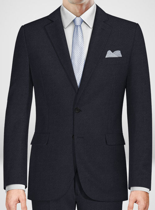 Lanificio Zegna Trofeo Dark Blue Wool Jacket - StudioSuits