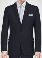 Lanificio Zegna Trofeo Dark Blue Wool Jacket - StudioSuits