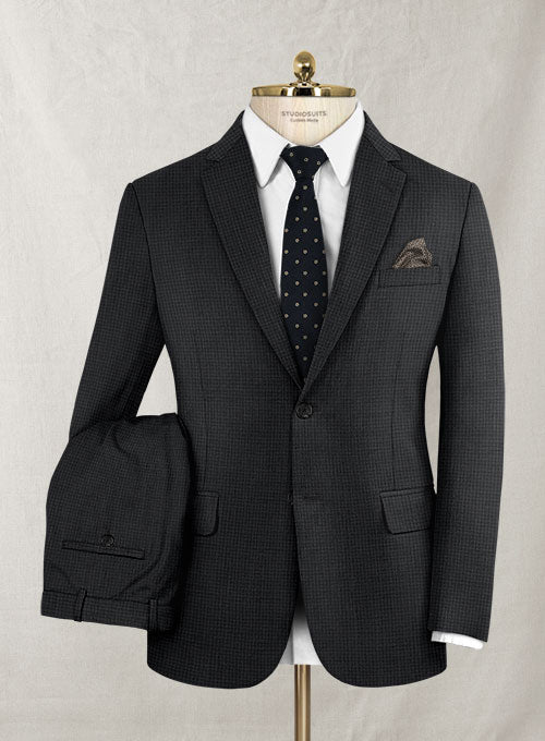 Lanificio Zegna Trofeo Letrio Gray Wool Silk Suit - StudioSuits