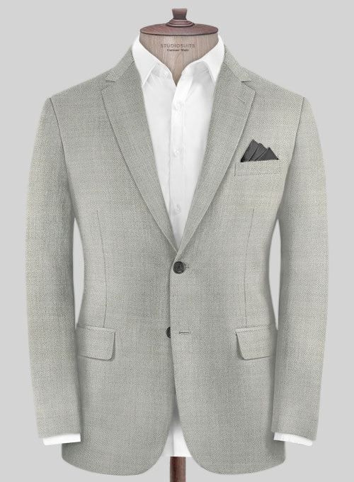 Lanificio Zegna Trofeo Light Gray Wool Suit - StudioSuits