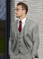 Lanificio Zegna Trofeo Mid Gray Wool Suit - StudioSuits