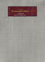 Lanificio Zegna Trofeo Mid Gray Wool Suit - StudioSuits