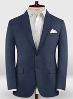 Lanificio Zegna Trofeo Rich Blue Wool Suit - StudioSuits