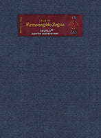 Lanificio Zegna Trofeo Rich Blue Wool Suit - StudioSuits