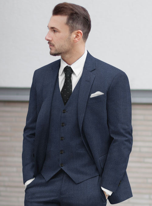 Lanificio Zegna Trofeo Royal Blue Wool Jacket - StudioSuits