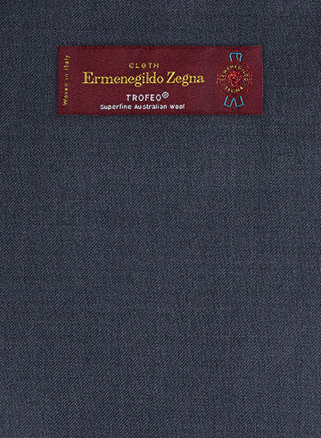 Lanificio Zegna Trofeo Slate Blue Wool Jacket - StudioSuits