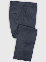 Lanificio Zegna Trofeo Slate Blue Wool Pants - StudioSuits