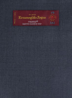 Lanificio Zegna Trofeo Slate Blue Wool Suit - StudioSuits