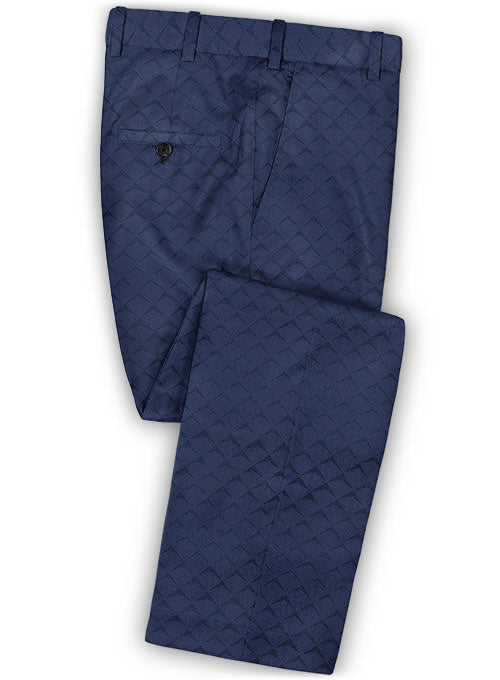 Ziata Blue Wool Suit - StudioSuits